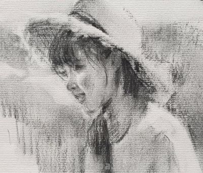 细腻温和的笔触，笔笔拿捏到位，韩国素描作品欣赏 - 图画吧TUHUABA