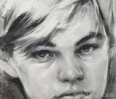 细腻温和的笔触，笔笔拿捏到位，韩国素描作品欣赏 - 图画吧TUHUABA