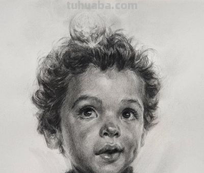 细腻温和的笔触，笔笔拿捏到位，韩国素描作品欣赏 - 图画吧TUHUABA