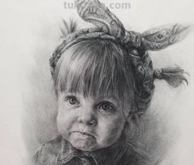 细腻温和的笔触，笔笔拿捏到位，韩国素描作品欣赏 - 图画吧TUHUABA