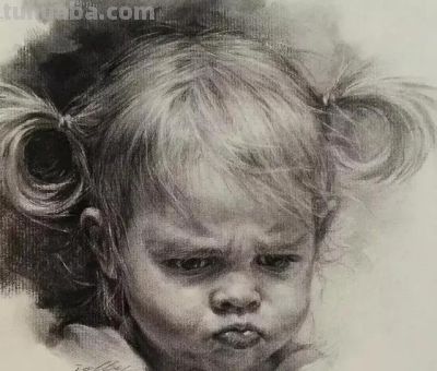 细腻温和的笔触，笔笔拿捏到位，韩国素描作品欣赏 - 图画吧TUHUABA