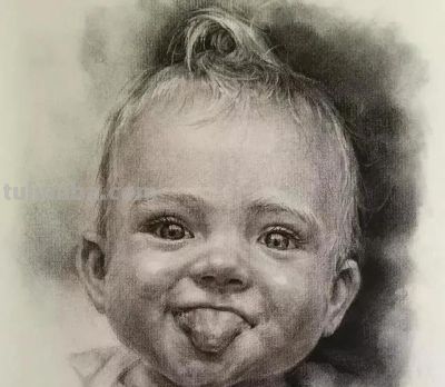 细腻温和的笔触，笔笔拿捏到位，韩国素描作品欣赏 - 图画吧TUHUABA