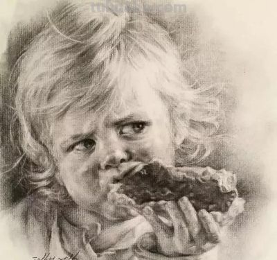 细腻温和的笔触，笔笔拿捏到位，韩国素描作品欣赏 - 图画吧TUHUABA