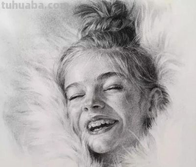 细腻温和的笔触，笔笔拿捏到位，韩国素描作品欣赏 - 图画吧TUHUABA