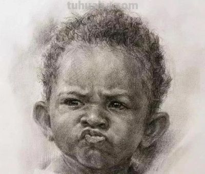 细腻温和的笔触，笔笔拿捏到位，韩国素描作品欣赏 - 图画吧TUHUABA