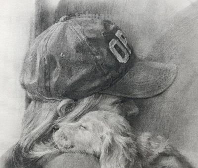 细腻温和的笔触，笔笔拿捏到位，韩国素描作品欣赏 - 图画吧TUHUABA