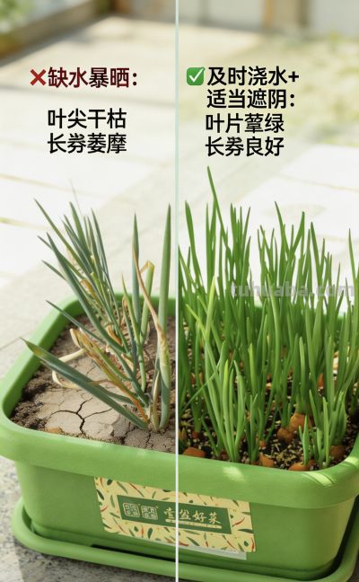 家庭种小葱，记住这4点，不烂根、不干尖，一茬接一茬吃不完 - 图画吧TUHUABA