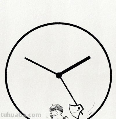 超可爱简笔画教程：我们就是住在时间里的人 - 今日头条