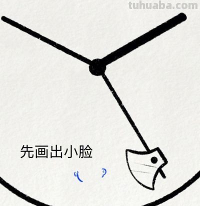超可爱简笔画教程：我们就是住在时间里的人 - 图画吧TUHUABA