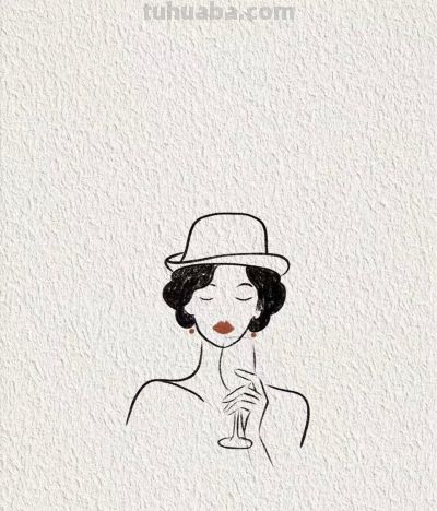 复古优雅 轻抿香槟 享受美好时光丨画个简笔画优雅佳人分享 - 今日头条 复古优雅 轻抿香槟 享受美好时光丨画个简笔画优雅佳人分享 - 图画吧TUHUABA