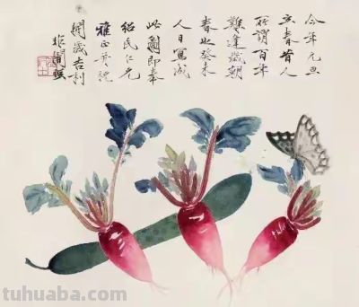 画蔬果构图犯难？6类30句『一字诀』，让您下笔有由，再不发愁！ - 图画吧TUHUABA