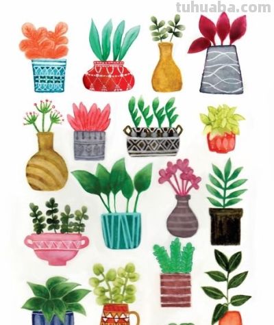 48张有颜色简笔画资料，给家里孩子画画收藏！有用 - 图画吧TUHUABA