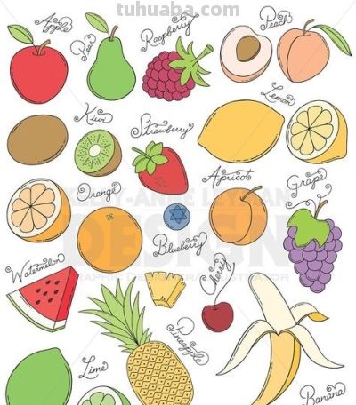 48张有颜色简笔画资料，给家里孩子画画收藏！有用 - 图画吧TUHUABA