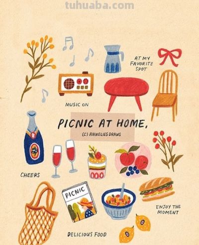 48张有颜色简笔画资料，给家里孩子画画收藏！有用 - 图画吧TUHUABA