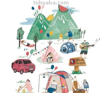 48张有颜色简笔画资料，给家里孩子画画收藏！有用 - 图画吧TUHUABA