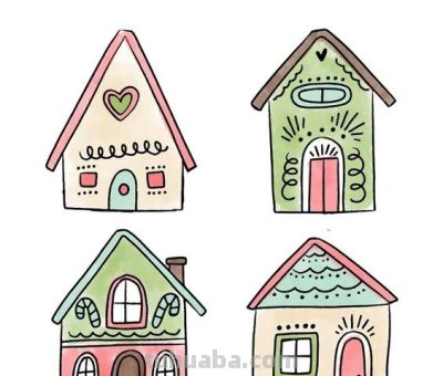 48张有颜色简笔画资料，给家里孩子画画收藏！有用 - 图画吧TUHUABA