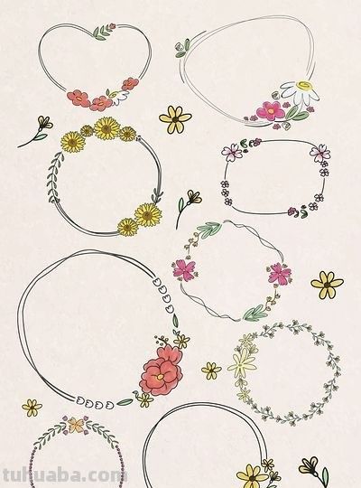 48张有颜色简笔画资料，给家里孩子画画收藏！有用 - 图画吧TUHUABA