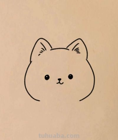 可以的猫咪/简笔画教程 - 图画吧TUHUABA