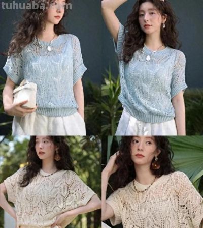 一眼爱上的“落叶”短袖美衣，高手画出来了图解，快来学习吧~ - 今日头条