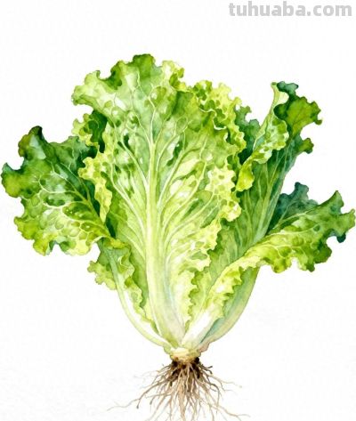 水彩画｜生菜 - 今日头条