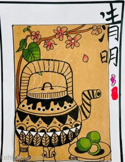 77张清明节主题画+清明节手抄报合集，建议收藏 - 图画吧TUHUABA