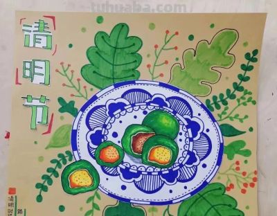 77张清明节主题画+清明节手抄报合集，建议收藏 - 图画吧TUHUABA