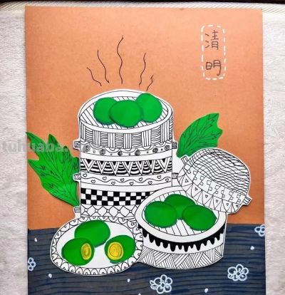 77张清明节主题画+清明节手抄报合集，建议收藏 - 图画吧TUHUABA