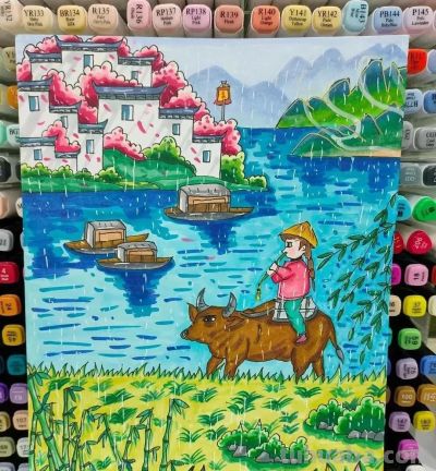 77张清明节主题画+清明节手抄报合集，建议收藏 - 图画吧TUHUABA