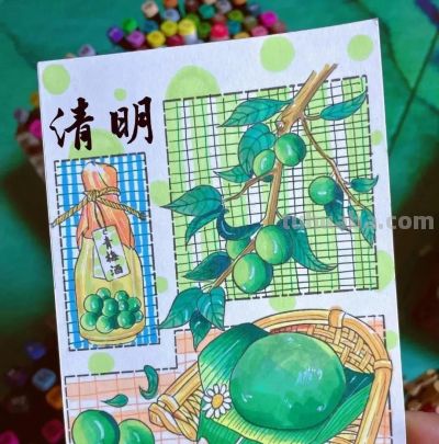 77张清明节主题画+清明节手抄报合集，建议收藏 - 图画吧TUHUABA