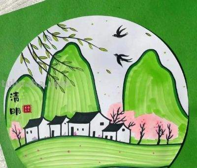 77张清明节主题画+清明节手抄报合集，建议收藏 - 图画吧TUHUABA