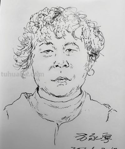 方永宁人物素描作品欣赏 - 图画吧TUHUABA