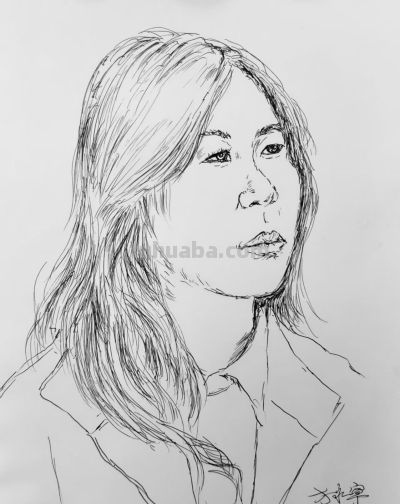 方永宁人物素描作品欣赏 - 图画吧TUHUABA