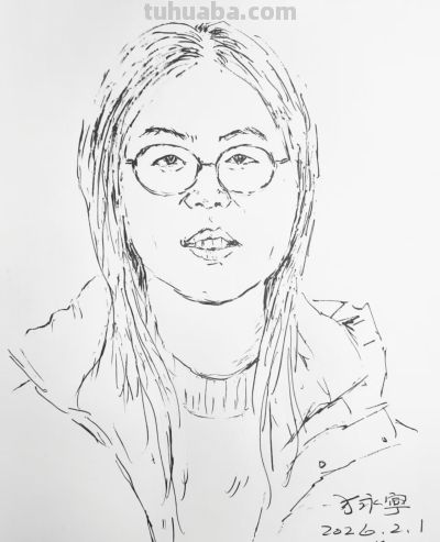 方永宁人物素描作品欣赏 - 图画吧TUHUABA