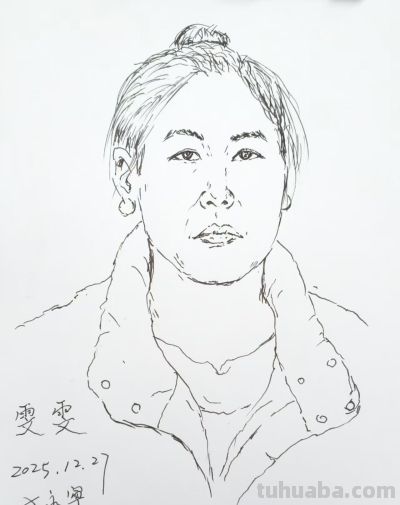 方永宁人物素描作品欣赏 - 图画吧TUHUABA