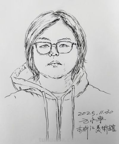 方永宁人物素描作品欣赏 - 图画吧TUHUABA