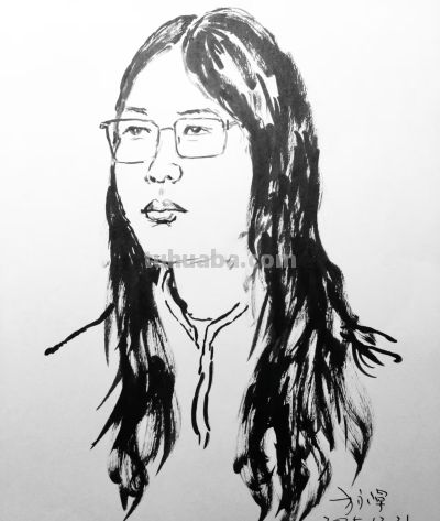方永宁人物素描作品欣赏 - 图画吧TUHUABA