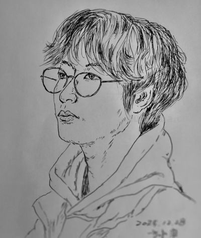 方永宁人物素描作品欣赏 - 图画吧TUHUABA