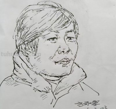 方永宁人物素描作品欣赏 - 图画吧TUHUABA