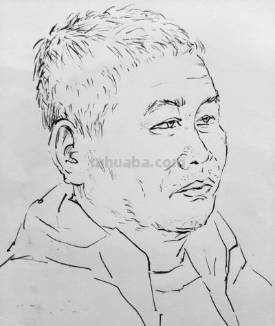 方永宁人物素描作品欣赏 - 图画吧TUHUABA