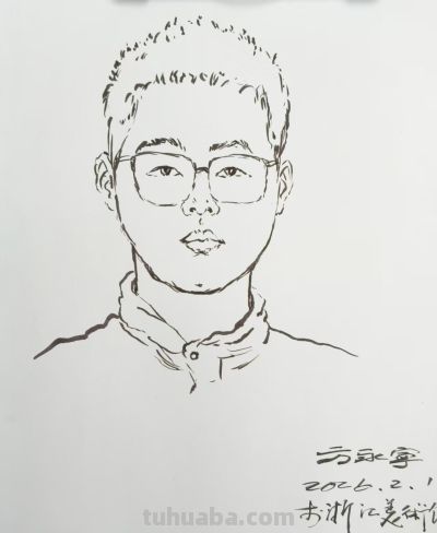 方永宁人物素描作品欣赏 - 图画吧TUHUABA