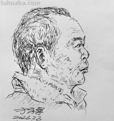 方永宁人物素描作品欣赏 - 图画吧TUHUABA