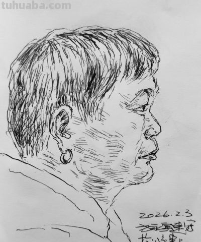 方永宁人物素描作品欣赏 - 图画吧TUHUABA
