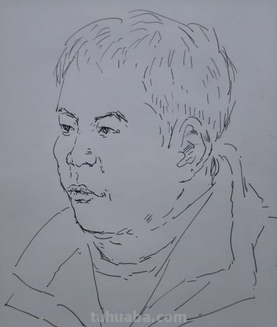 方永宁人物素描作品欣赏 - 图画吧TUHUABA