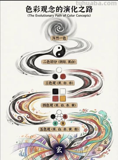 中国传统色彩科普图解 - 图画吧TUHUABA