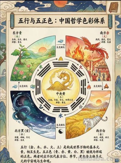 中国传统色彩科普图解 - 图画吧TUHUABA