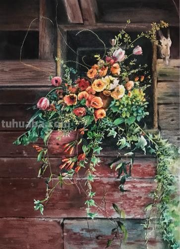 《回响》——王丹百幅水彩风景作品展在京开幕 - 图画吧TUHUABA