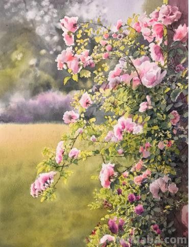 《回响》——王丹百幅水彩风景作品展在京开幕 - 图画吧TUHUABA