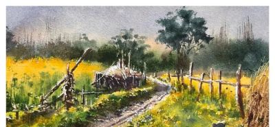 国内水彩大师笔下四季光影，极致浪漫绝美，张张触动人心！附教程 - 图画吧TUHUABA