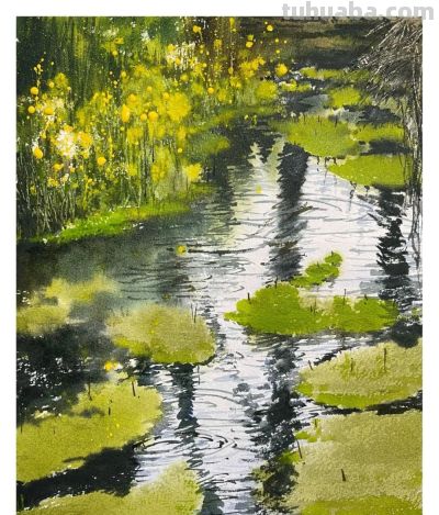 国内水彩大师笔下四季光影，极致浪漫绝美，张张触动人心！附教程 - 图画吧TUHUABA