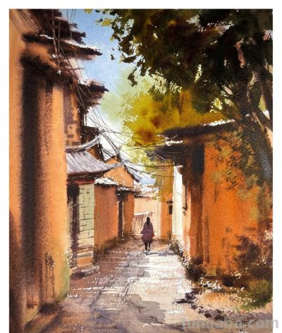 国内水彩大师笔下四季光影，极致浪漫绝美，张张触动人心！附教程 - 图画吧TUHUABA